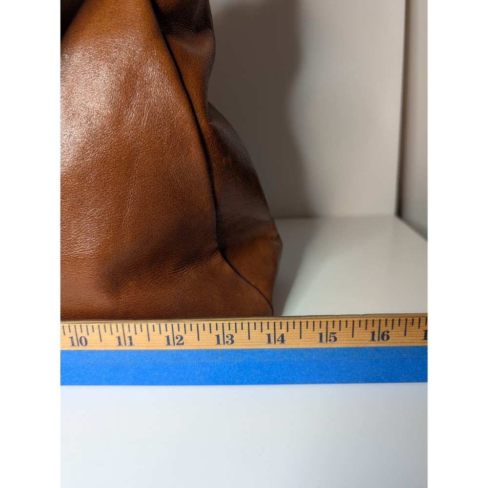 NWT American Leather Co Blaine Convertible Shopper Brandy  Glove TannedPurse - Picture 13 of 14